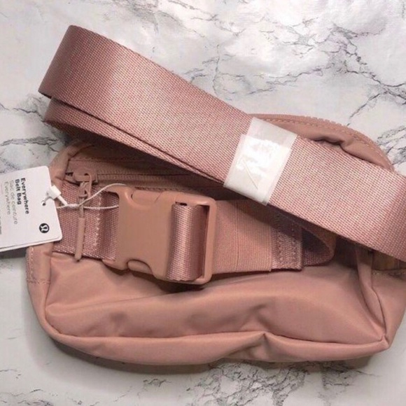lululemon athletica Bags Lululemon Everywhere Belt Bag Extended Strap Pink Pastel Poshmark